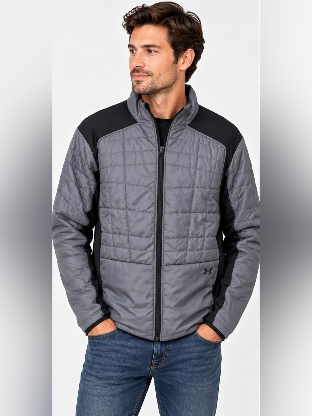 Under Armour Men’s Large ColdGear Infrared PrimaLoft Golf Quilted Jacket